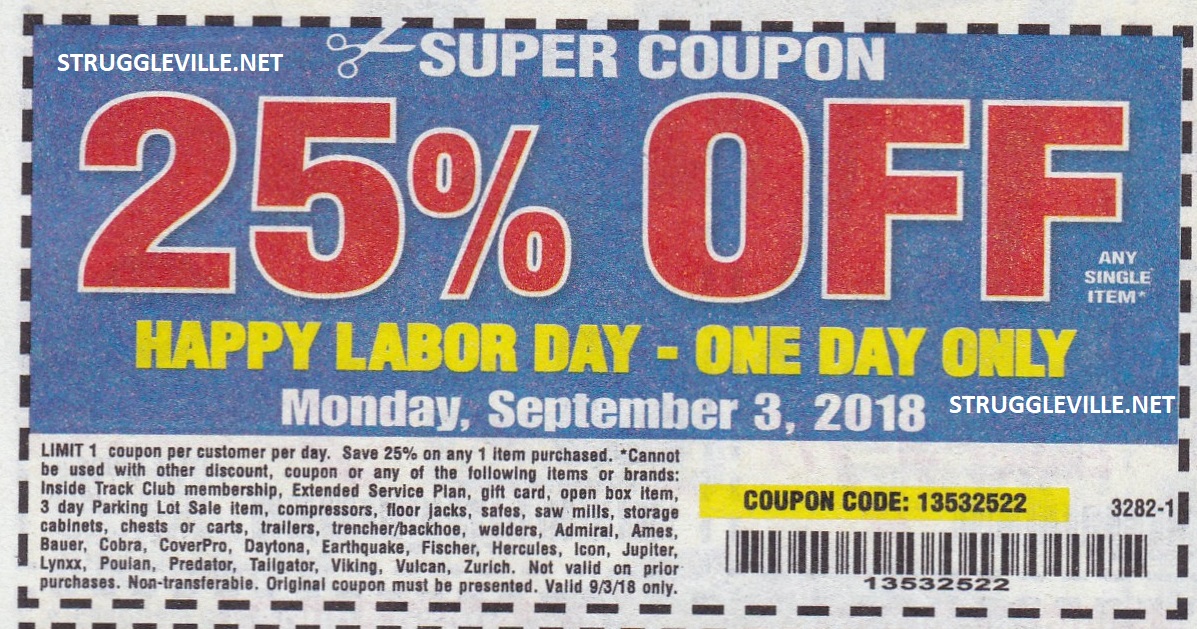 Harbor Freight 25 Off Printable Coupon 2020 That are Monster Kuhn Blog