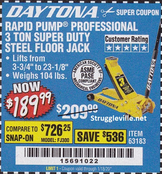 Harbor Freight Coupon For Item Number 63183 Struggleville