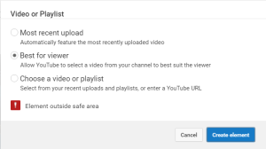 YoutubeElementOutsideSafeArea