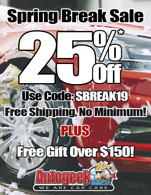 AutoGeek 25 Off Spring Break Sale, Free Shipping, No Minimum (TODAY