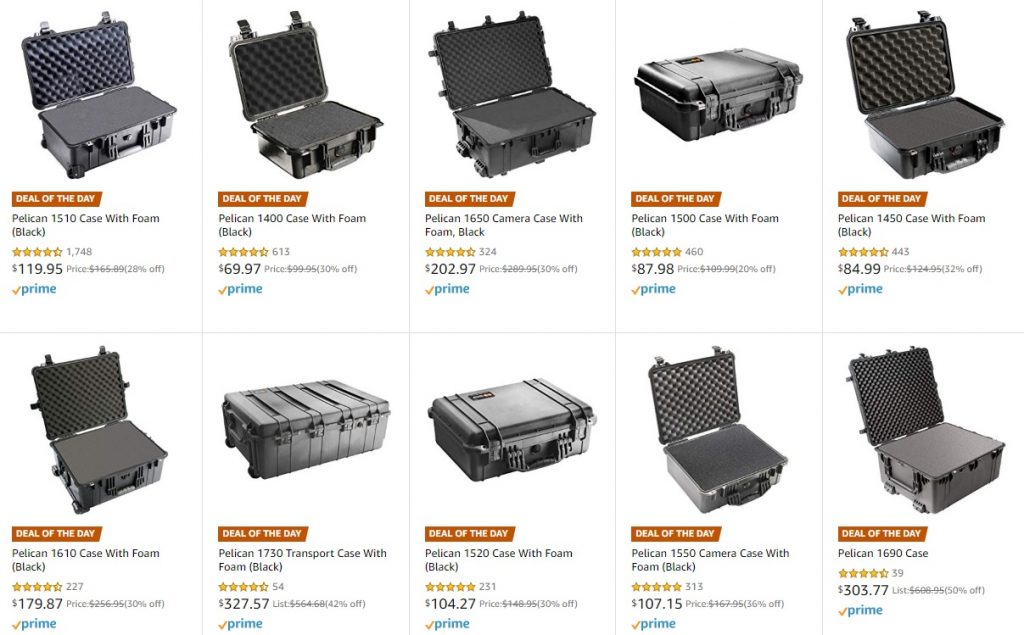 Amazon Deal of the Day: Save up to 30% on select Pelican cases and