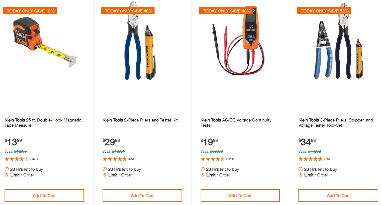 Home Depot Special Buy Of The Day: Up To 45% Off Select Electrical ...