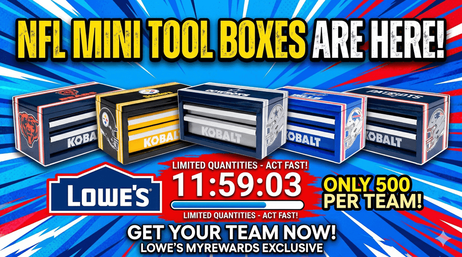 NFL Mini Toolboxes at Lowes