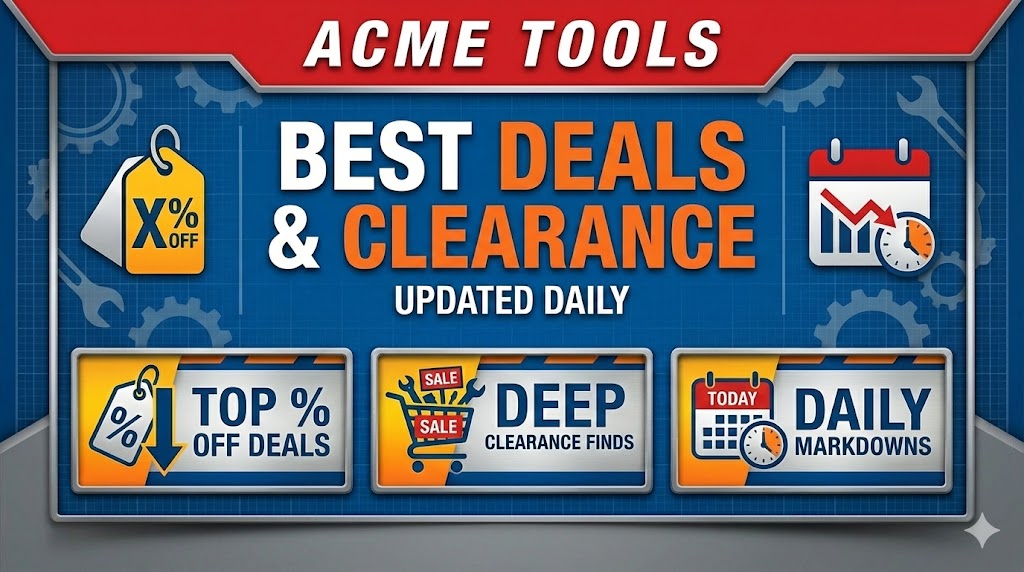 Acme Tools best deals banner