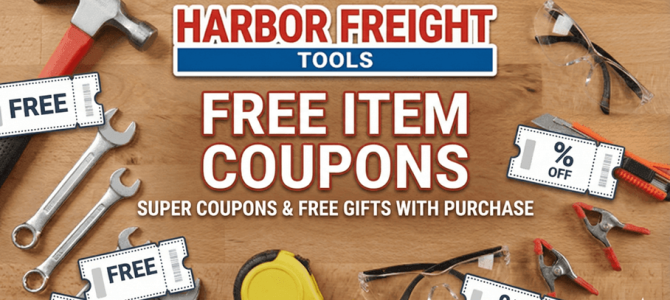 Harbor Freight Free Item Coupons