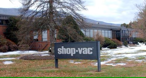 Shop-Vac building and sign