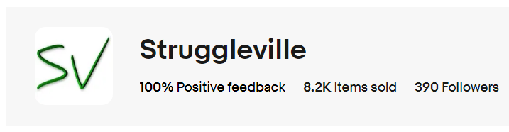 Struggleville eBay Store Banner