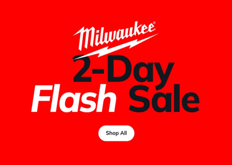 Milwaukee flash sale banner