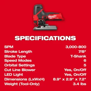 Milwaukee Fuel Jig Saw 2545-20