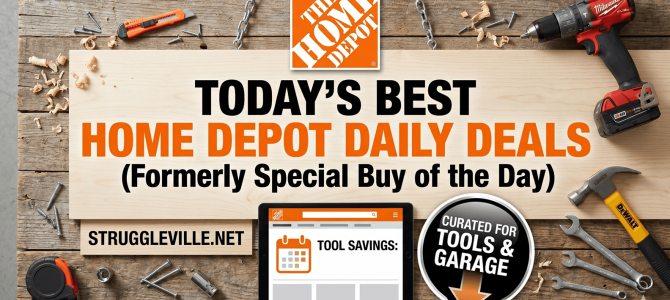 Home Depot Daily Deals (Formerly Special Buy of the Day)