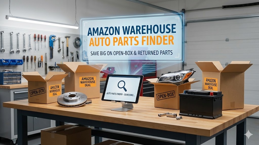 Amazon warehouse resale parts finder banner