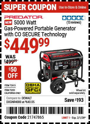 Harbor Freight Coupon
