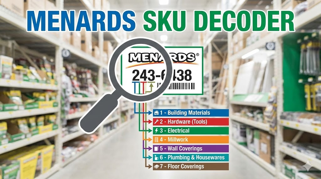 Menards Item Finder Banner