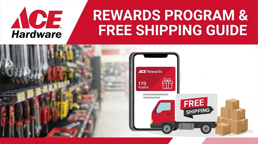 Ace Hardware Rewards Program and Free Shipping Guide