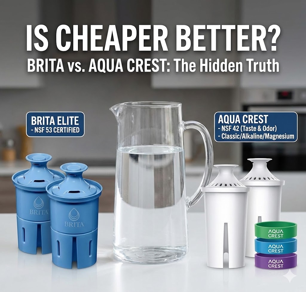 Brita Elite water filters versus aqua crest filters