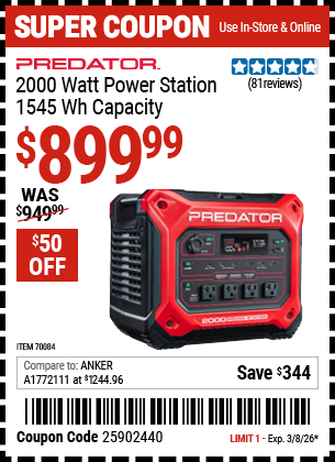 Harbor Freight Coupon