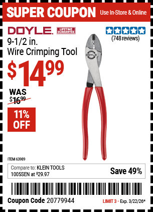 Harbor Freight Coupon