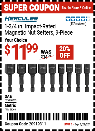 Harbor Freight Coupon