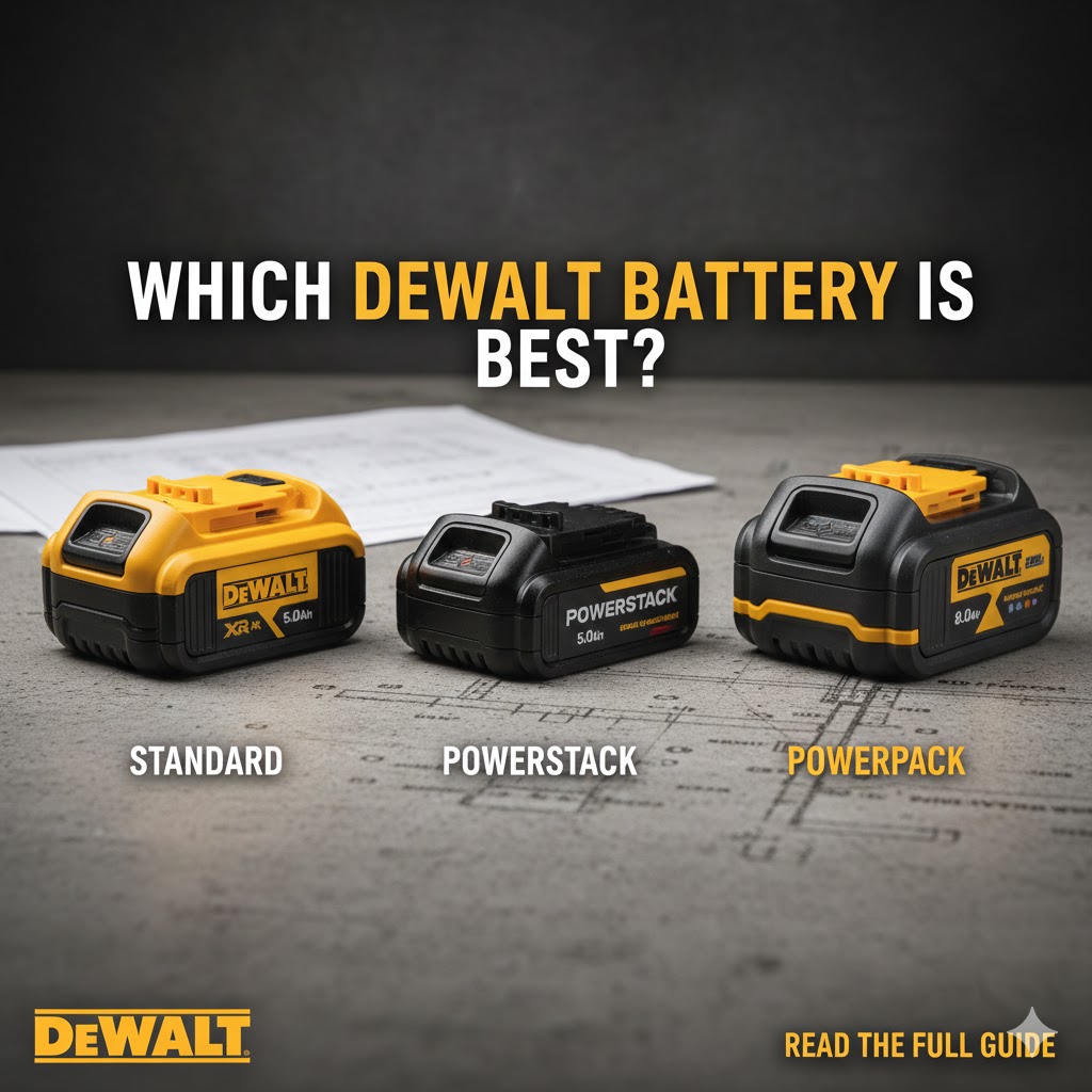 DeWALT battery types guide