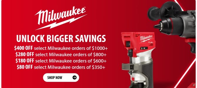 Acme Tools: Save $80-$400 on Select Milwaukee M18 Orders