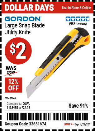 Harbor Freight Coupon